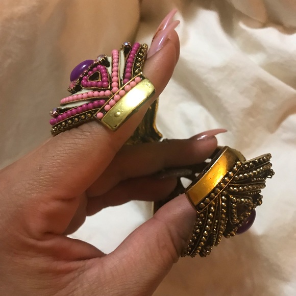 Beautiful purple stones bracelet - Picture 3 of 6